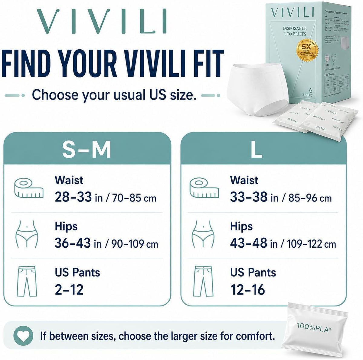 VIVILI Disposable Briefs, image 8